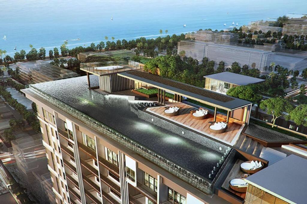The Base Condo Center Of Pattaya Rooftop Swimming Pool エクステリア 写真