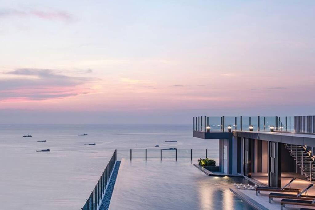 The Base Condo Center Of Pattaya Rooftop Swimming Pool エクステリア 写真